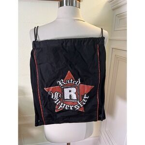 WWE Wrestling "Edge" Draw String Cinch Backpack Bag Rated‎ R Superstar